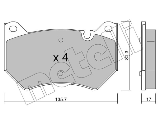 Remblokset Metelli 22-1170-0