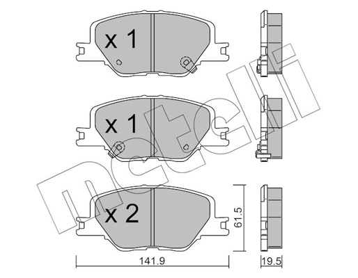 Remblokset Metelli 22-1177-0