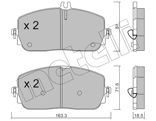 Remblokset Metelli 22-1194-0