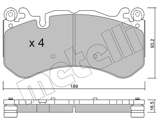 Remblokset Metelli 22-1198-0