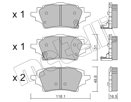 Remblokset Metelli 22-1228-0