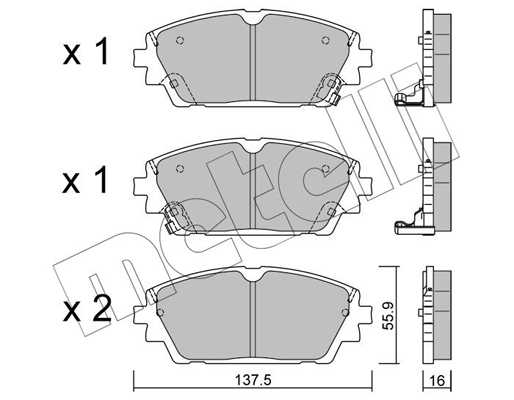 Remblokset Metelli 22-1237-0