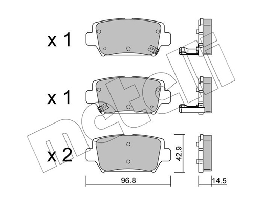 Remblokset Metelli 22-1240-0