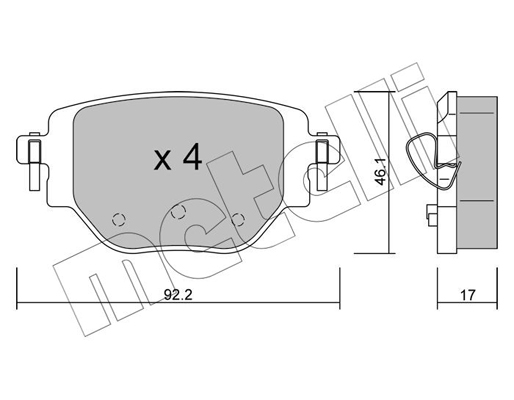 Remblokset Metelli 22-1246-0