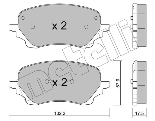 Remblokset Metelli 22-1247-0