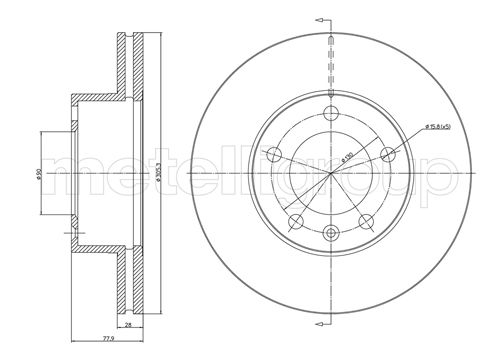 Remschijven Metelli 23-0532C