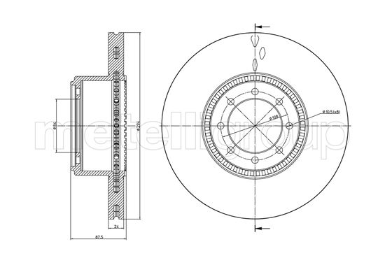 Remschijven Metelli 23-0994C