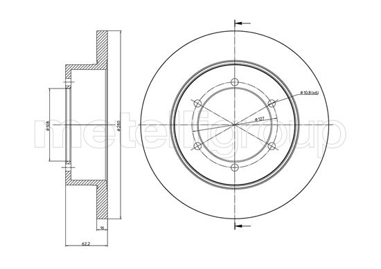 Remschijven Metelli 23-1109C