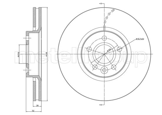 Remschijven Metelli 23-1181C