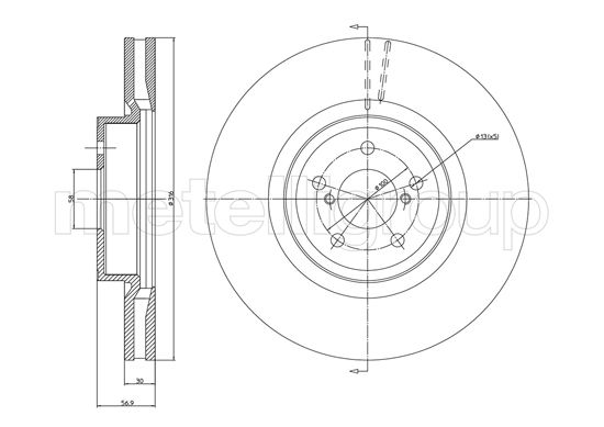 Remschijven Metelli 23-1188C