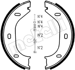 Remschoen set Metelli 53-0011K