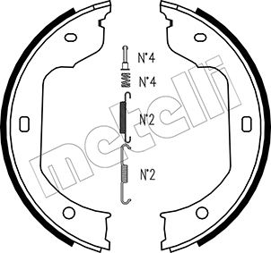 Remschoen set Metelli 53-0019K