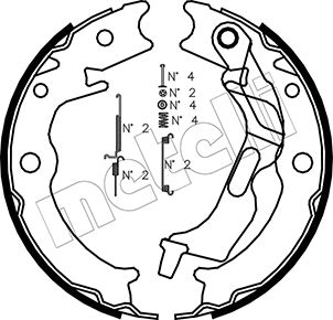 Remschoen set Metelli 53-0052K