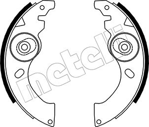 Remschoen set Metelli 53-0054