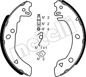 Remschoen set Metelli 53-0118K