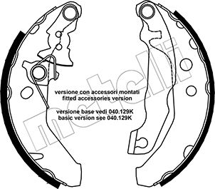 Remschoen set Metelli 53-0132Y