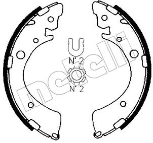 Remschoen set Metelli 53-0153