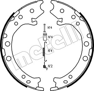 Remschoen set Metelli 53-0162K