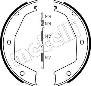 Remschoen set Metelli 53-0197K