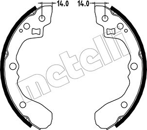 Remschoen set Metelli 53-0217