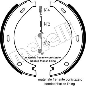 Remschoen set Metelli 53-0236K