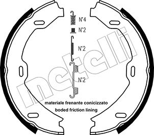 Remschoen set Metelli 53-0241K