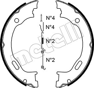 Remschoen set Metelli 53-0242K