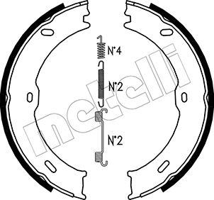 Remschoen set Metelli 53-0246K