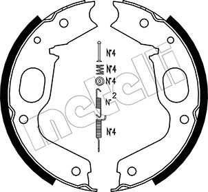 Remschoen set Metelli 53-0264K