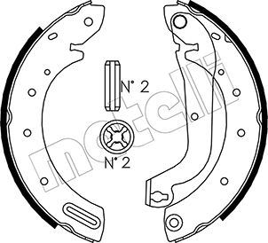 Remschoen set Metelli 53-0287