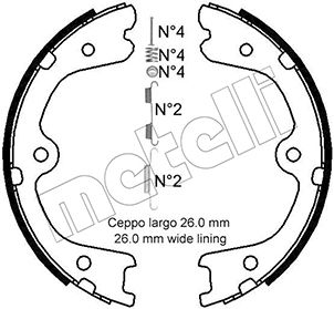 Remschoen set Metelli 53-0298K