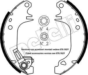 Remschoen set Metelli 53-0320Y