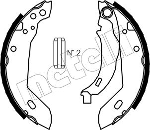 Remschoen set Metelli 53-0322