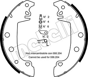 Remschoen set Metelli 53-0324K