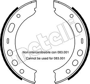 Remschoen set Metelli 53-0337