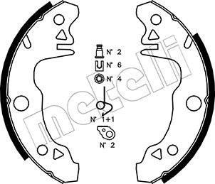 Remschoen set Metelli 53-0341K