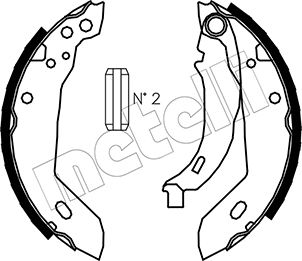 Remschoen set Metelli 53-0344