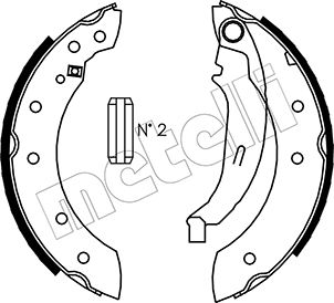 Remschoen set Metelli 53-0350