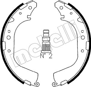 Remschoen set Metelli 53-0415