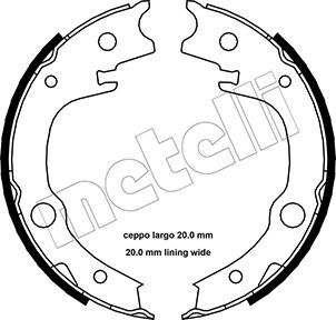 Remschoen set Metelli 53-0443