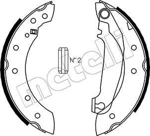 Remschoen set Metelli 53-0476