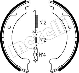 Remschoen set Metelli 53-0478K