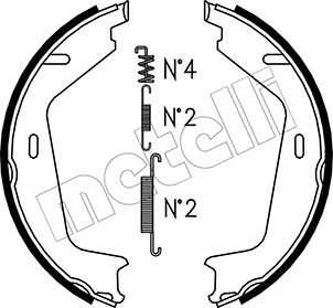 Remschoen set Metelli 53-0479K