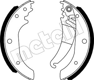 Remschoen set Metelli 53-0489