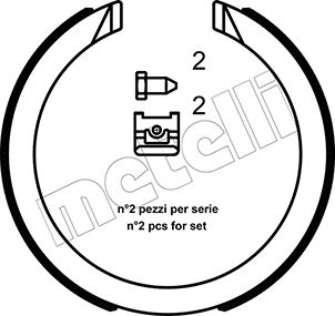 Remschoen set Metelli 53-0491K