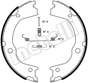 Remschoen set Metelli 53-0498K