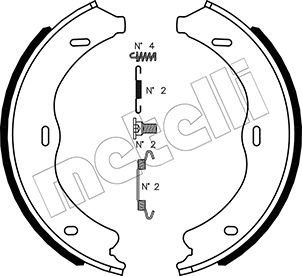 Remschoen set Metelli 53-0507K