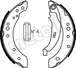 Remschoen set Metelli 53-0513
