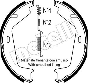 Remschoen set Metelli 53-0530K