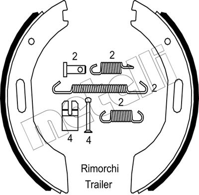 Remschoen set Metelli 53-0591